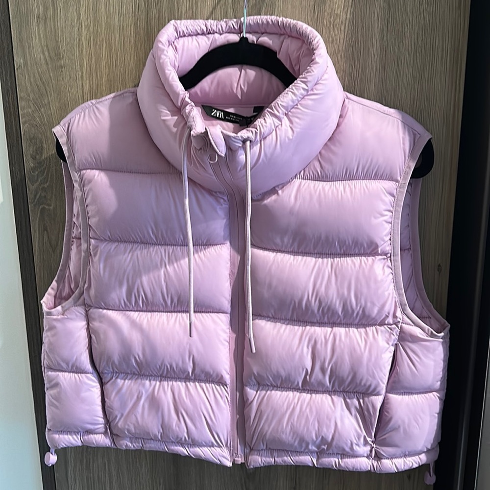 NWT Zara super-soft lavender cropped vest